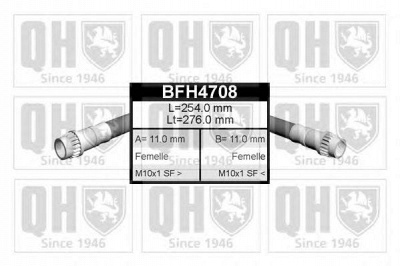 QUINTON HAZELL bfh4708 -  Тормозной шланг
